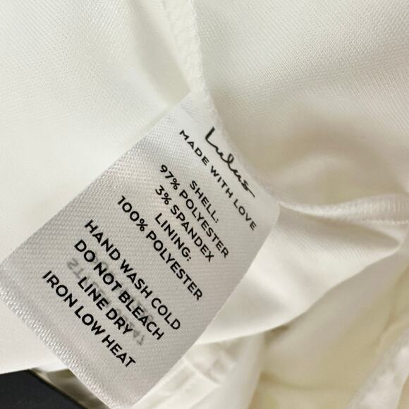 Lulus Moments to Remember White Sleeveless Wide Leg Cutout Jumpsuit Small NWT - Picture 7 of 11